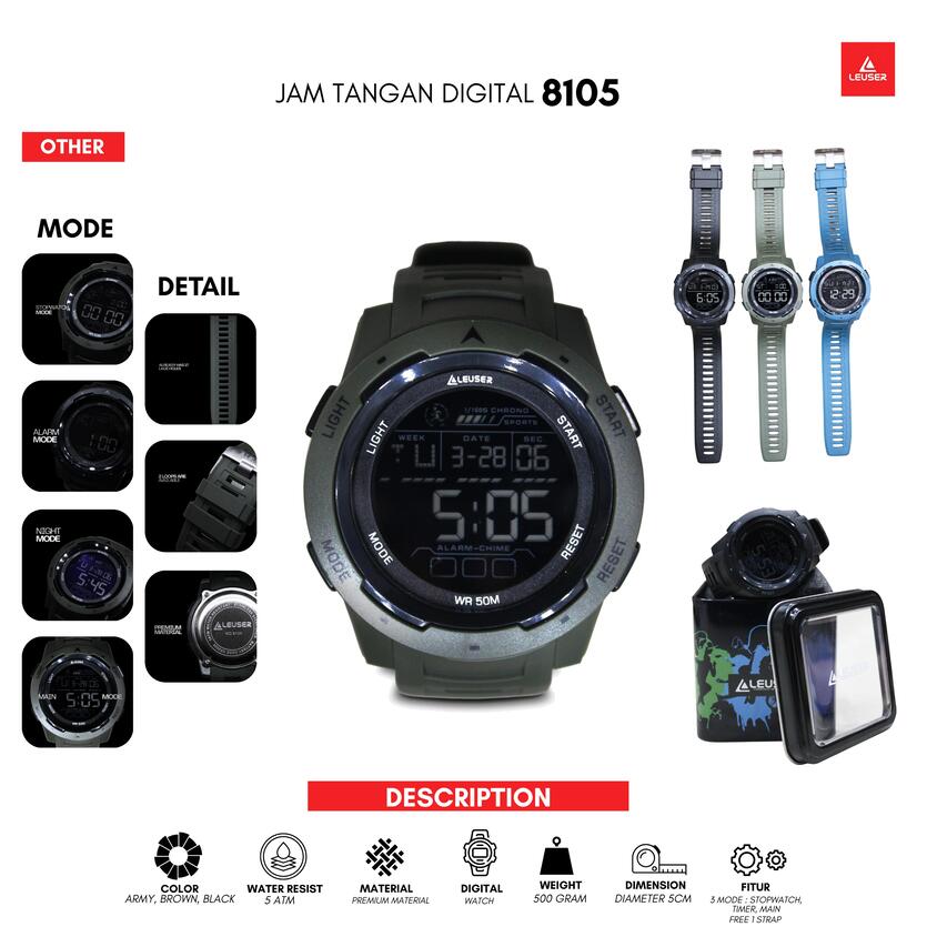 JAM TANGAN DIGITAL 8105 