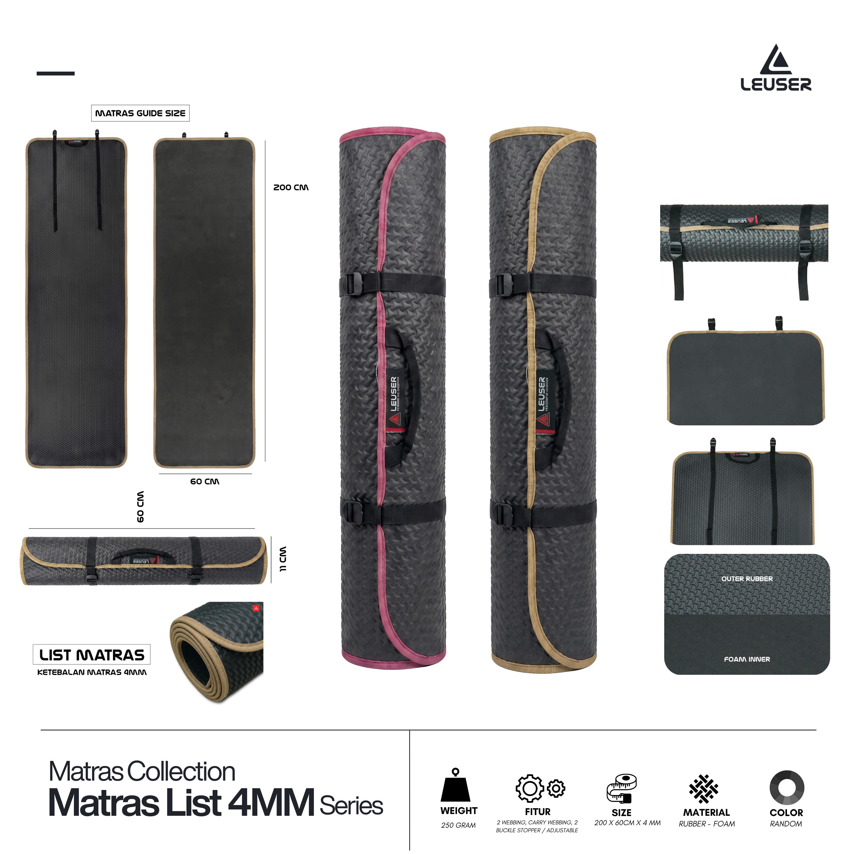 MATRAS LIST 4MM