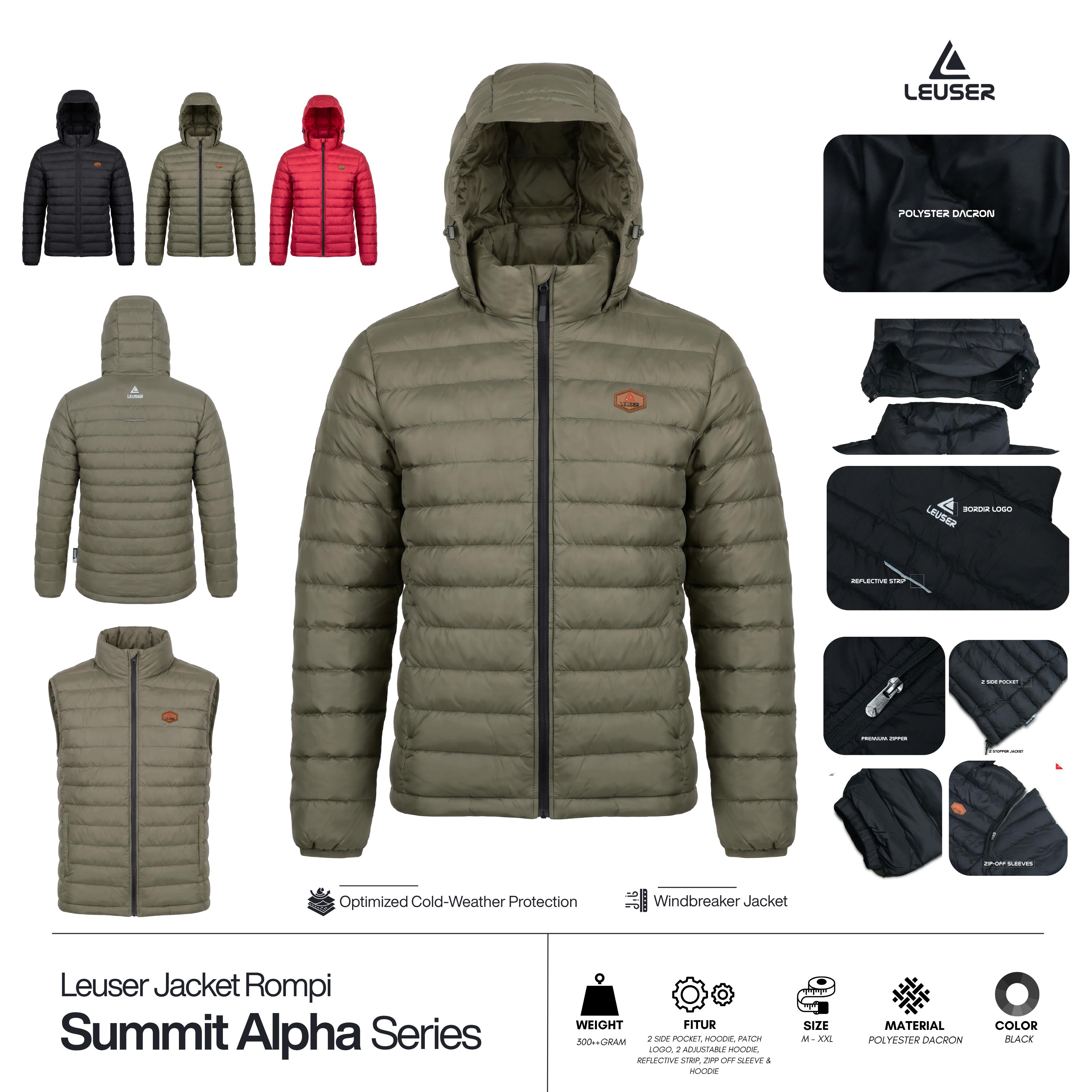 JAKET ROMPI SUMMIT ALPHA SERIES