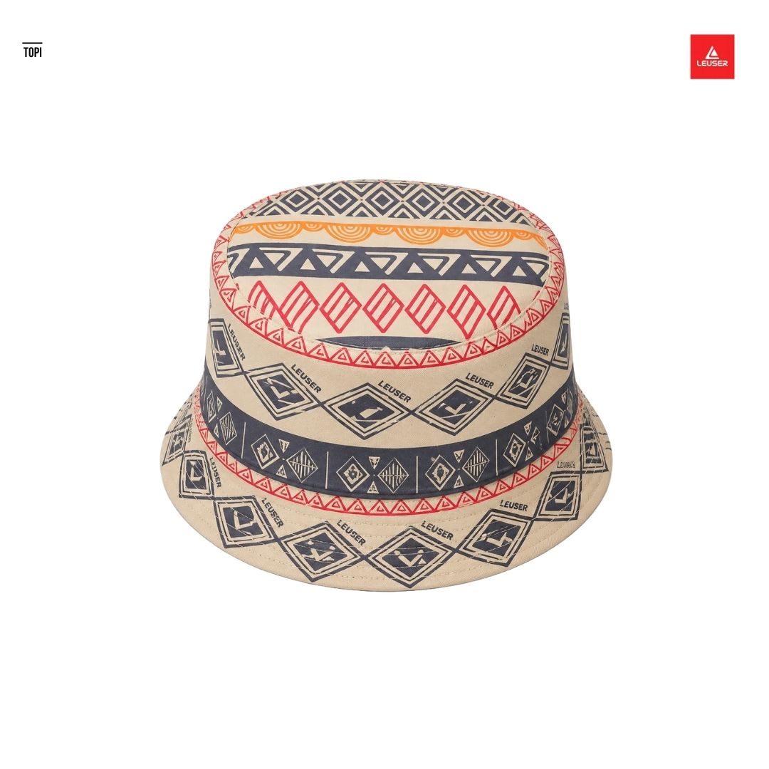 TOPI BUCKET HAT FULL PRINT ETHNIC
