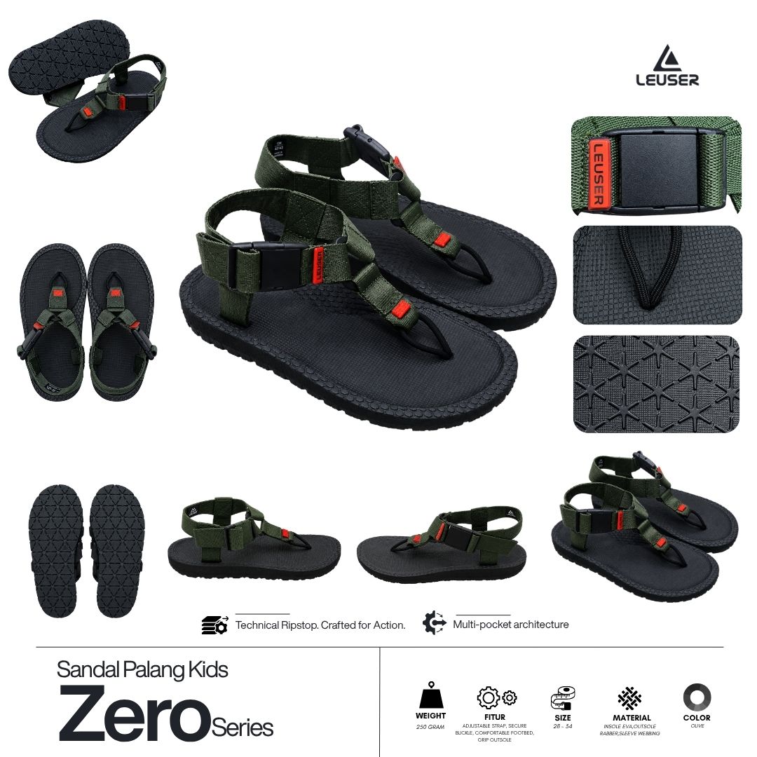 S. JEPIT PALANG KIDS ZERO OLIVE
